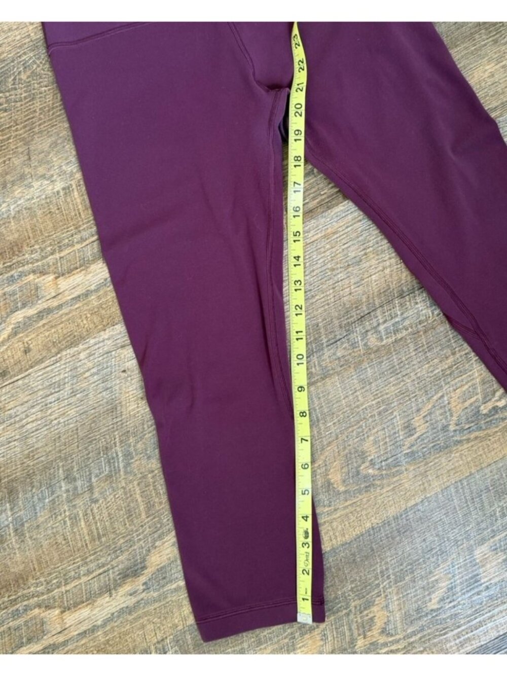 Lululemon Leggings Burgundy Women's [Size 8-10] - Picture 6 of 6
